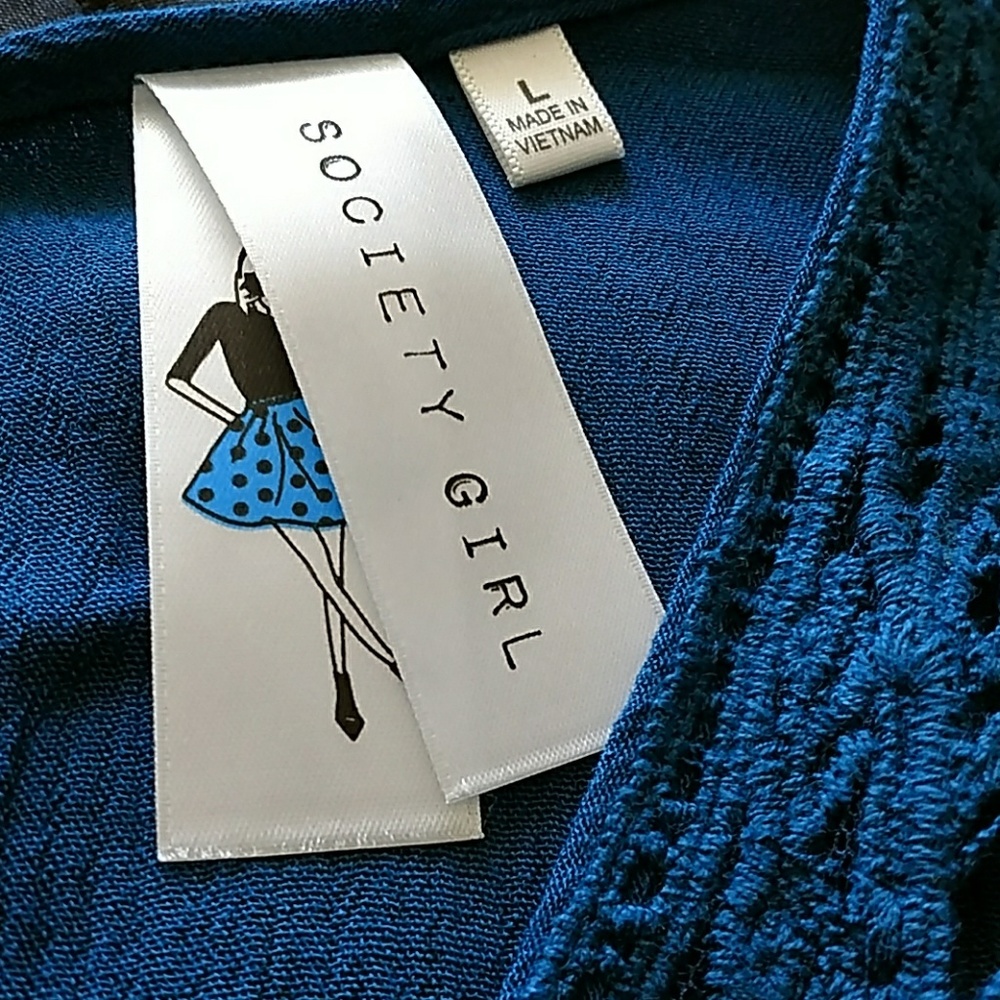Aqua Colored Top - Picture 4 of 4